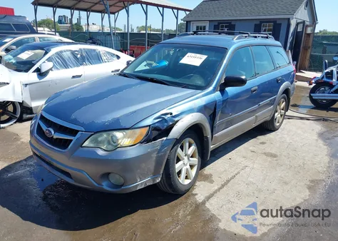 2008 Subaru Outback 2.5I/2.5I L.l. Bean Edition из США, поврежденный, VIN 4S4BP61C087333670